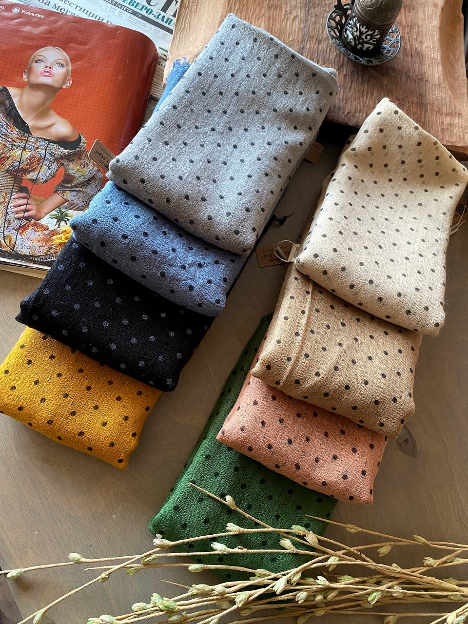 شال پاییزه خالخالی